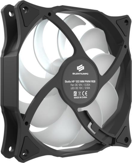 Actual product image Silentium PC Stella HP RGB 120 PWM computer case fan (120 mm, 1 x)