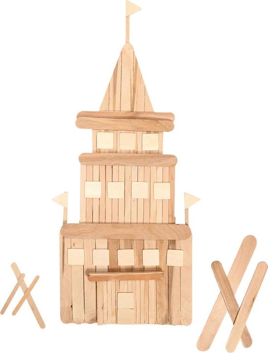 Produktbild Colorations Bastelstäbchen aus Holz, verschiedenes Klassenzimmer-Set, 12