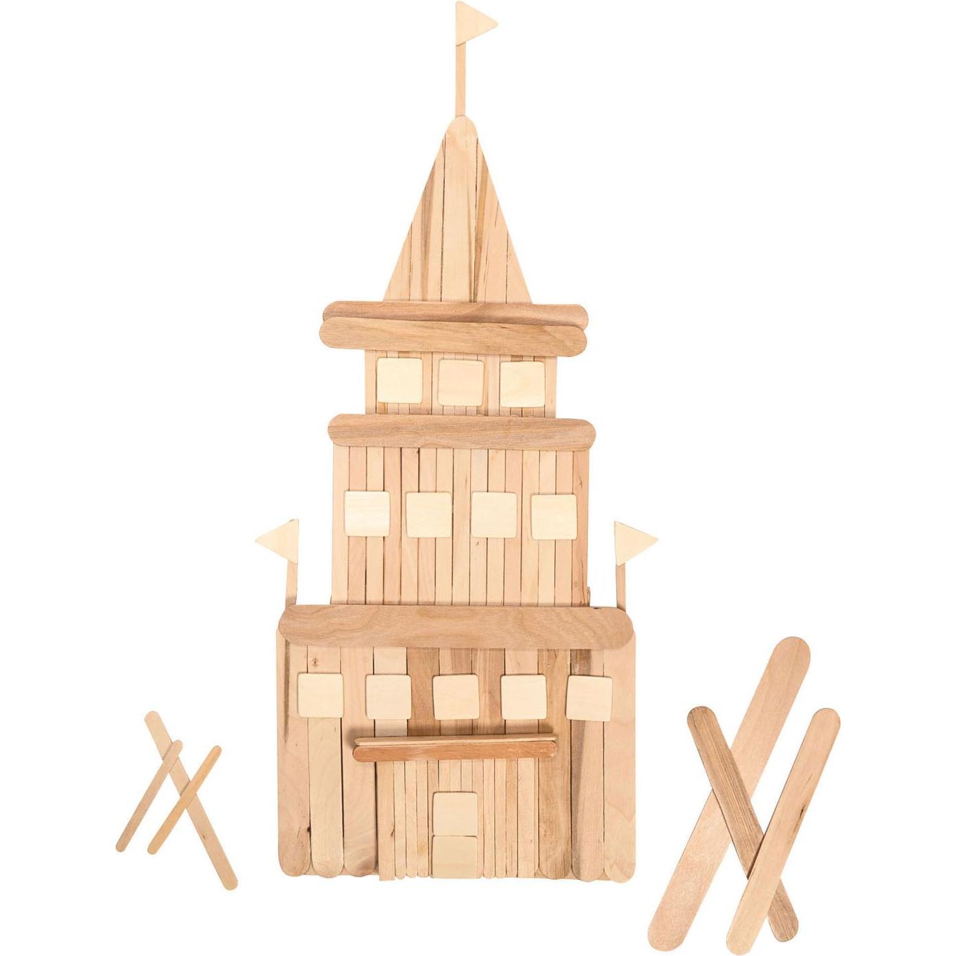 Thumbnail - Colorations Bastelstäbchen aus Holz, verschiedenes Klassenzimmer-Set, 12