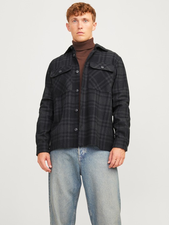 Image du produit Jack & Jones Jprraymond Melange Check Ls Overshirt Sn (XXL)