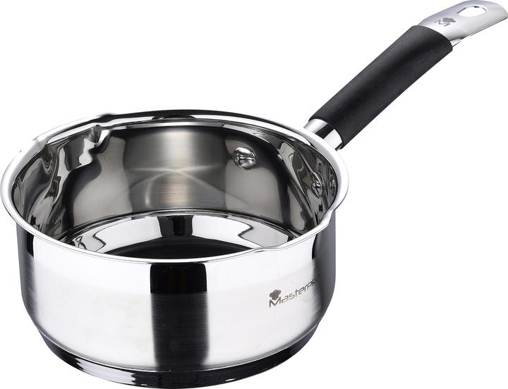 MasterPRO Kochtopf (Kochtopf, Stielkasserolle, Edelstahl, 16 x 7.50 cm)