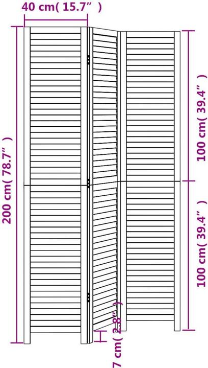 Immagine prodotto vidaXL Paravent