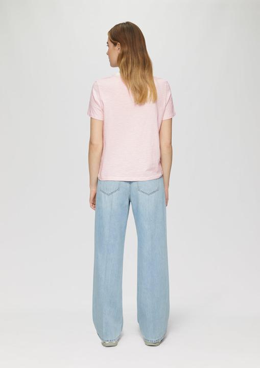 Actual product image S.Oliver T-Shirt Streifenshirt mit Schmuckperlen (40)
