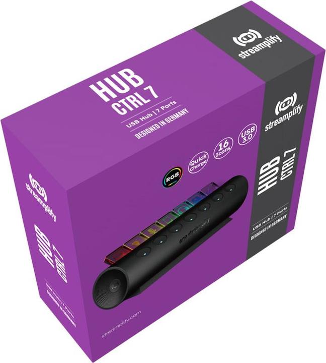 Image du produit Streamplify Hub Ctrl 7 Slot (USB-A, 7 Ports)