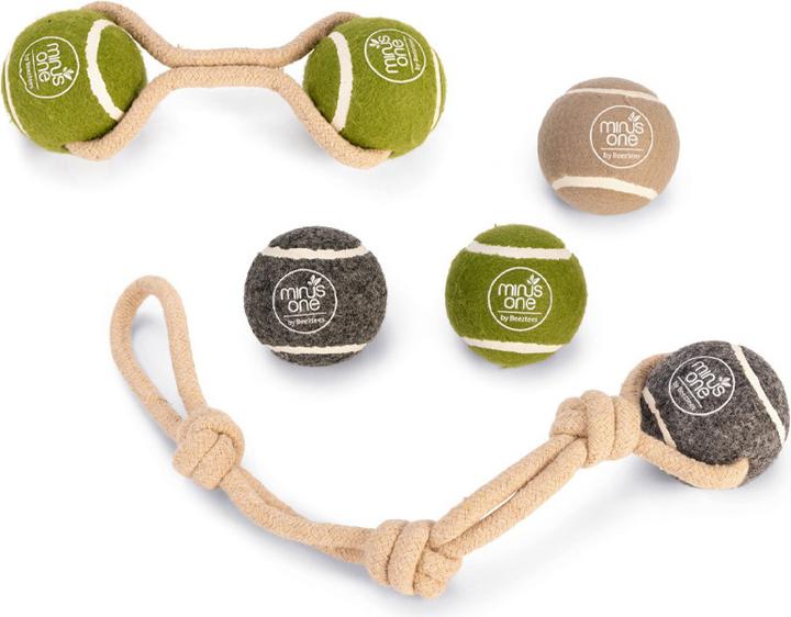 Actual product image Beeztees Minus One Tennisball (Ball toy dog)