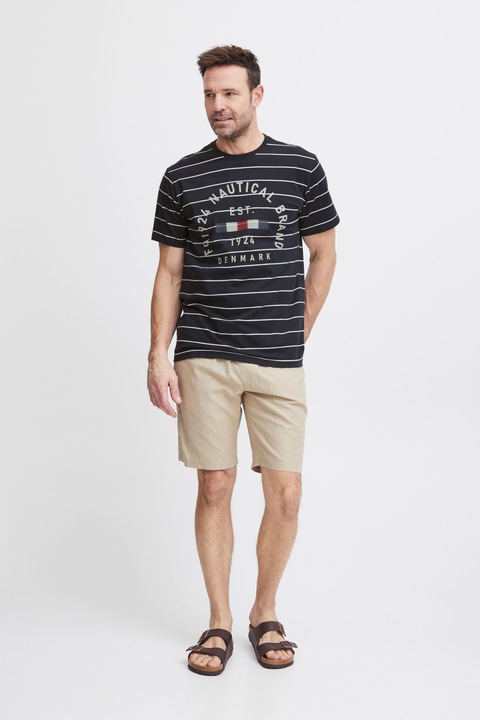 Image du produit FQ1924 FQTom SS stripe tee w logo print 21900644 (XXL)