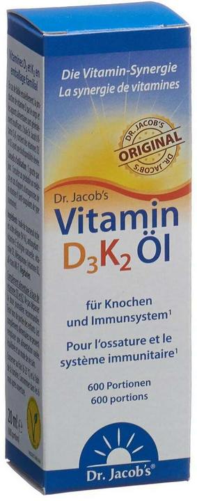 Actual product image Dr. Jacob's Vitamin D3 K2 (1 pcs., Oil, 20 ml)