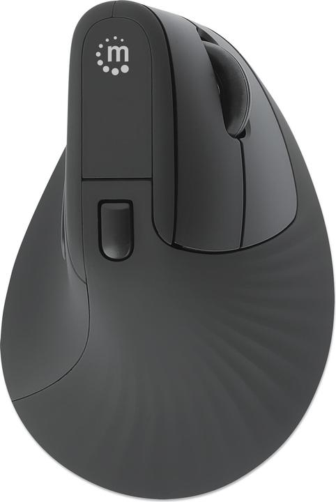 Actual product image Manhattan Vertical Ergonomic Wireless USB Mouse (Wireless)