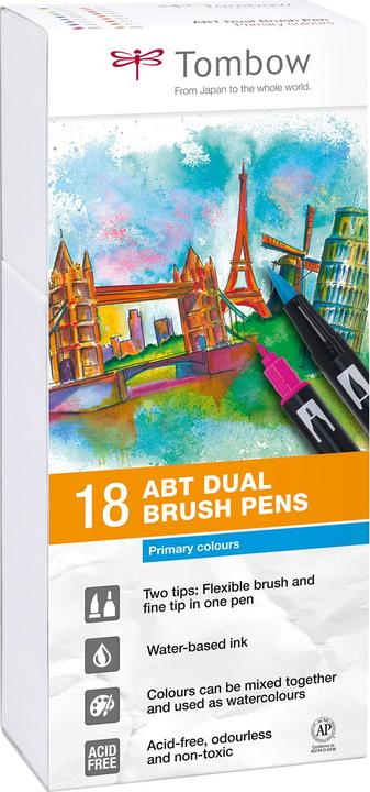 Actual product image Tombow ABT Dual Brush (18 x)