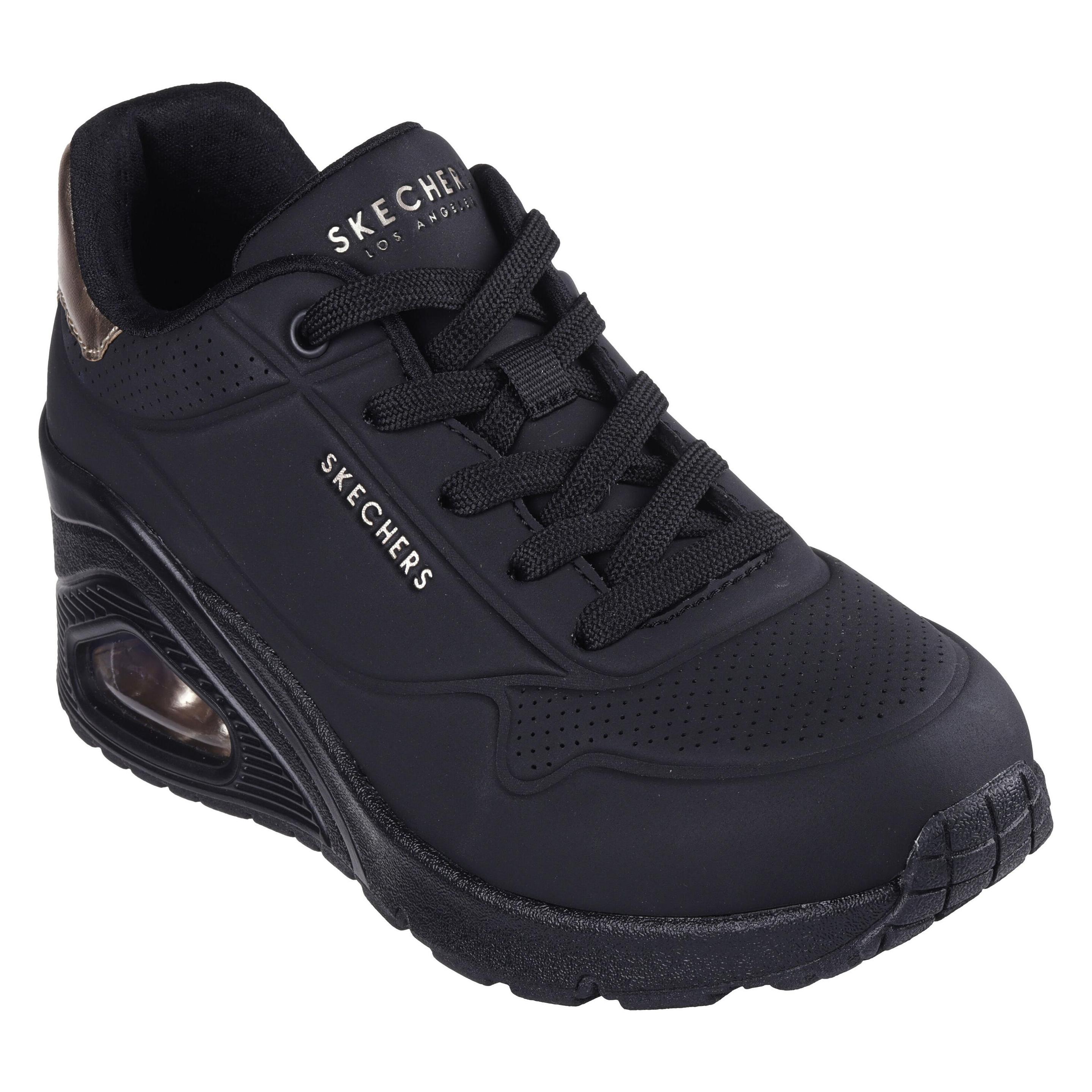 Skechers, Vrouwen, Sneakers, Manden Uno Wedge, Zwart, (39)