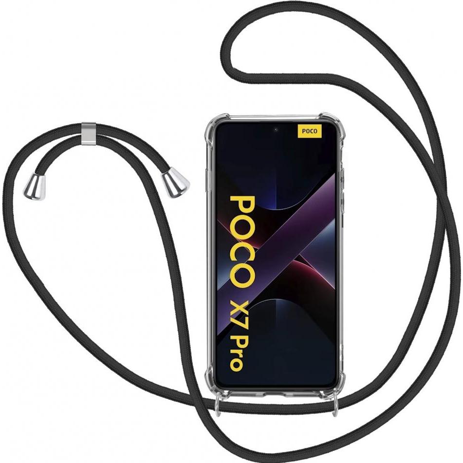 Screenguard Xiaomi Poco X7 Pro Loopster Necklace Hülle, Handykette, Transparent