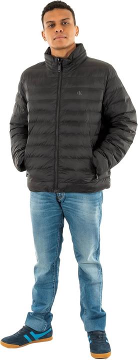 Actual product image Calvin Klein Jeans Ls Nylon Lt Wt Hooded Fz Puffer (M)
