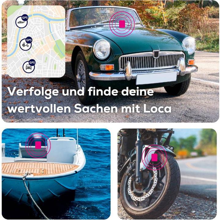 Produktbild Loca 2 GPS Tracker - Geen abonnement nodig - 3 jaar batterijduur - Waterdicht (IP67) - GPS tracker voor A