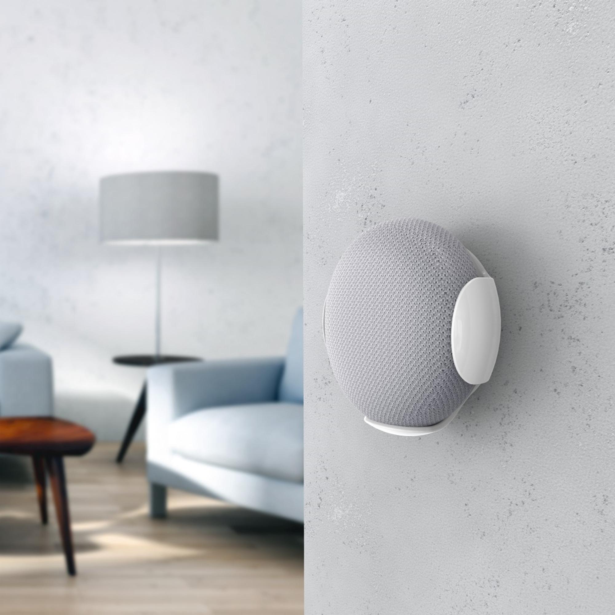Thumbnail - Hama Google Home Mini Halterung (1 Stk., Wandmontage, Nicht beweglich), Lautsprecher Ständer + Wandmontage, Weiss