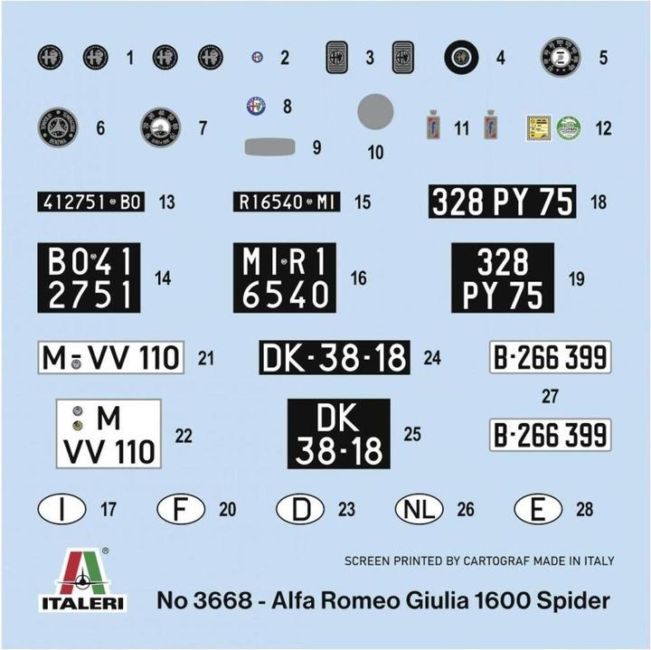 Image du produit 1:24 Alfa Romeo Guilia 1600 Spider