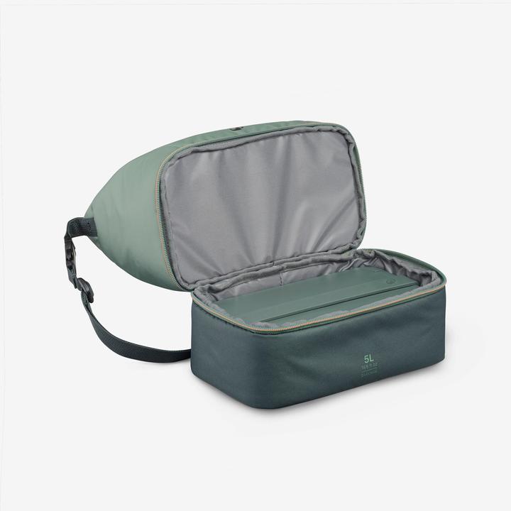 Image du produit Quechua Lunchbox 100 isotherme 5L avec boîte alimentaire 1L en plastique incluse (5 l)