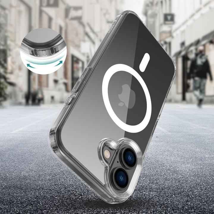Produktbild Tech-Protect FlexAir Hybrid MagSafe iPhone 16 Case - Clear (Apple iPhone 16)