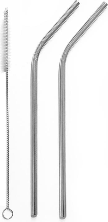 Produktbild Cool Bottles Wiederverwendbare Trinkhalme 2er Set (2x)