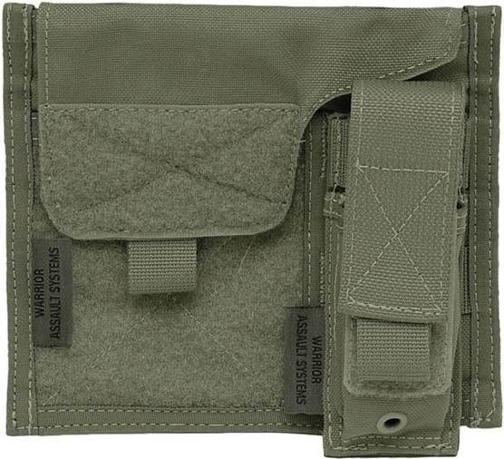 Immagine prodotto Warrior Assault Systems Large Admin Panel with MOLLE Pistol / Torch Pouch, OD green