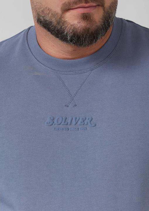 Produktbild s.Oliver Sweatshirt Wärmendes Sweatshirt mit Logo-Artwork (4XL)