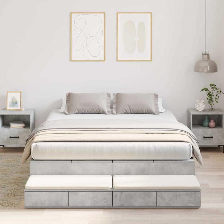 Image du produit vidaXL Lit avec espace de rangement (140 x 190 cm)