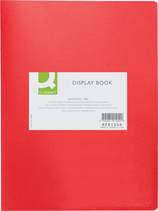 Produktbild Q-Connect Sichtbuch (A4, 1x)