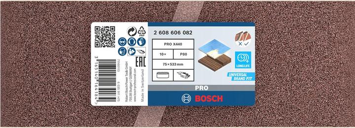 Productafbeelding Bosch Professional Zubehör Schuurband korrel 80 (L x B) (80)