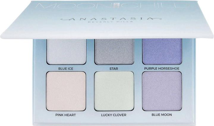 Image du produit Anastasia Beverly Hills Moonchild Glow (La Lune Bleue, Trèfle chanceux, Glace bleue, Fer à cheval violet, Star, Coeur rose, Highlighter, 25.20 g)