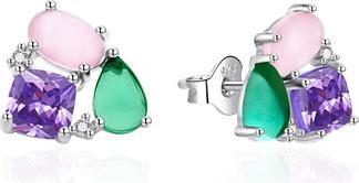 Image du produit Agato Playful Silver Earrings With Colored Zircons Agt-E128pc
