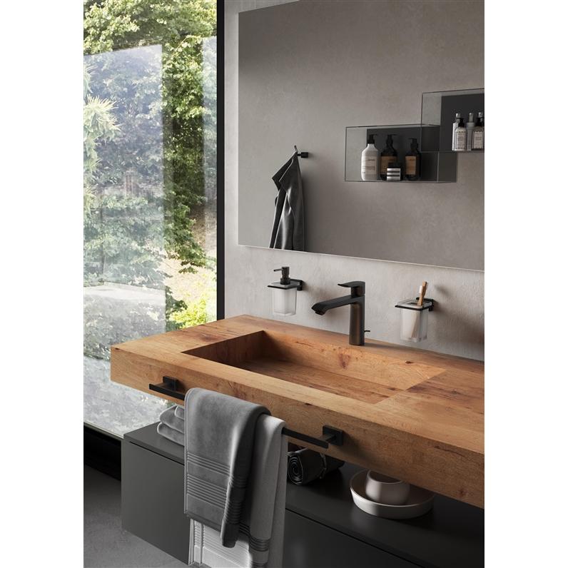 Thumbnail - Gedy, Handtuchhalter + Handtuchhaken, Atena Towel Holder Ring Matt Black