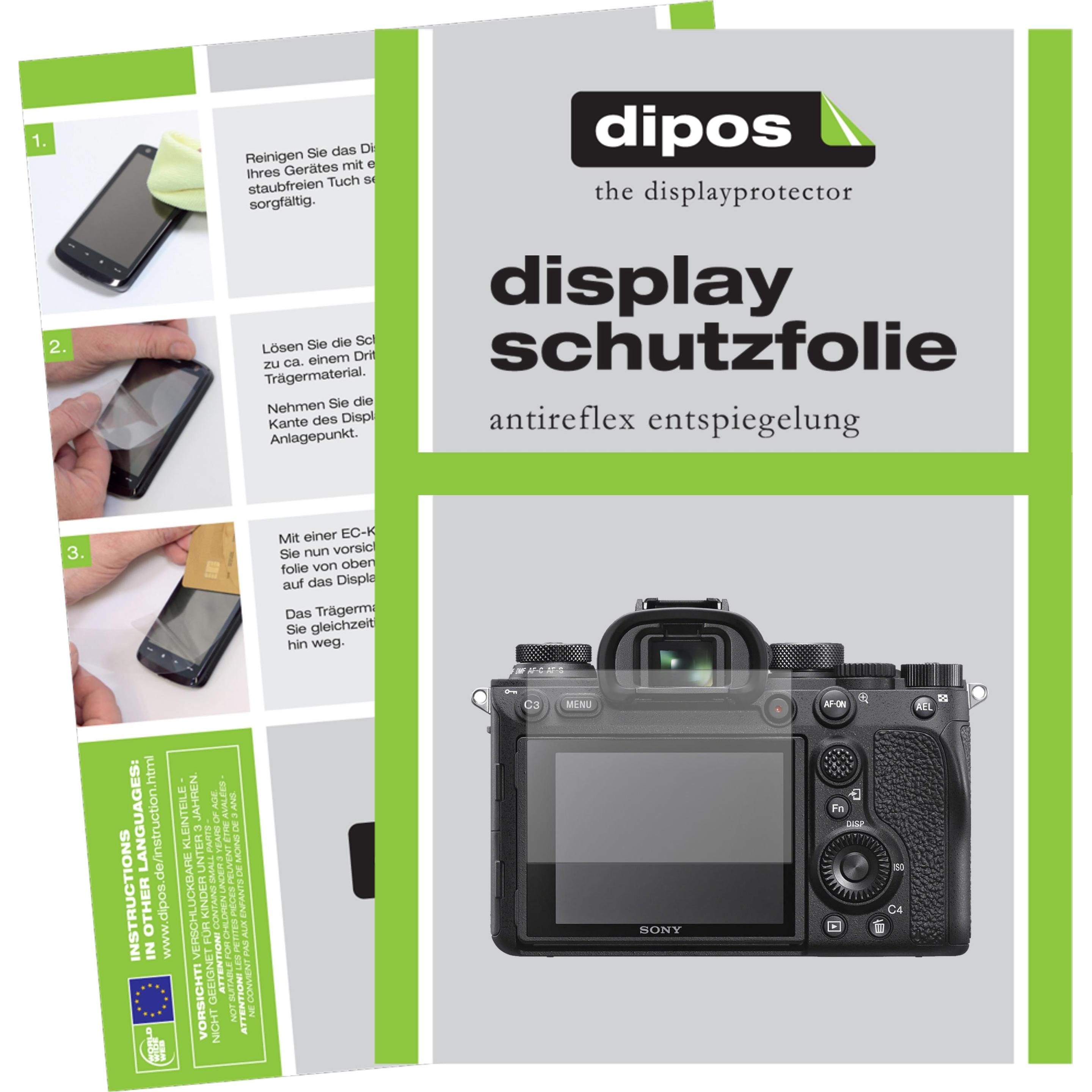 Dipos Displayschutzfolie Antireflex (Optik), Digitalkamera Zubehör, Transparent
