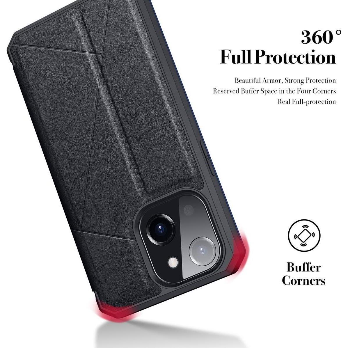 Thumbnail - Dux Ducis Skin X Series Bookcover (Apple iPhone 13 mini), Smartphone Hülle, Schwarz