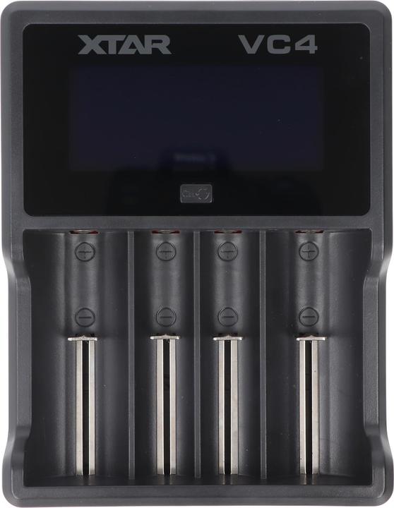 Produktbild AccuCell 3x Panasonic 18650 Li-ion Akku und 4fach Li-ion Schnell-Ladegerät (3 Stk., 18650, 3400 mAh, Ladegerät inkl. Akku)
