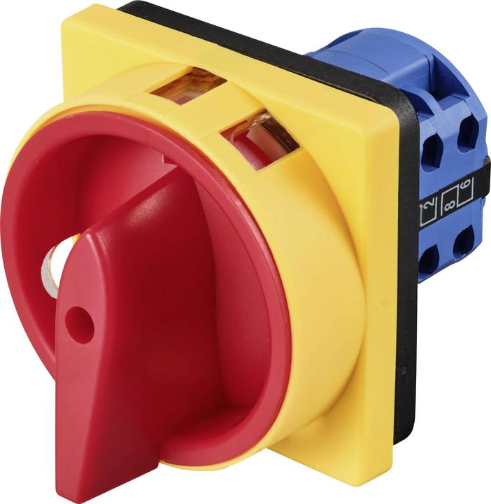 Actual product image Tru Components TC-LW26-20 GS20/04-2 Nockenschalter 20 A 690 V 1 x 90 ° Gelb, Ro