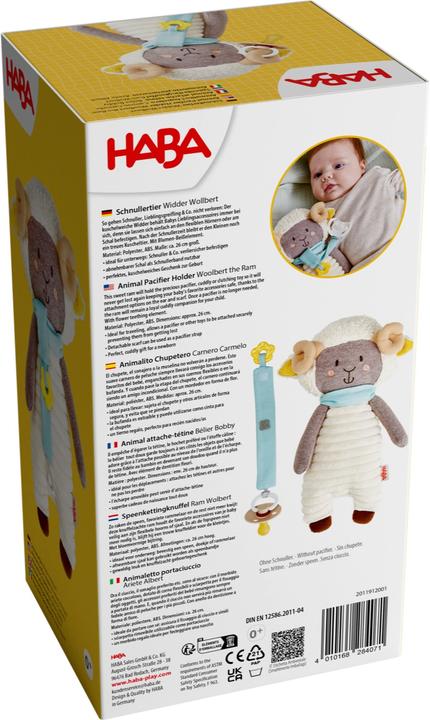 Produktbild Haba Schnullertier Widder Wollbert