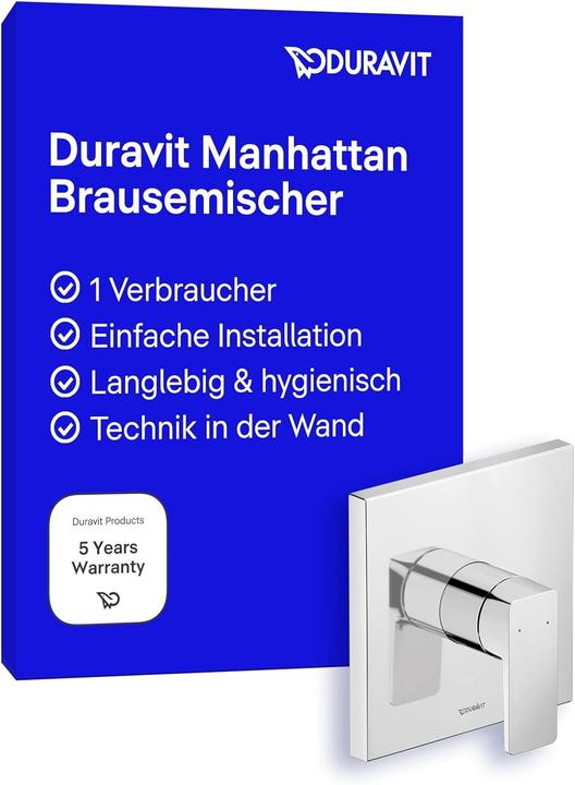 Actual product image Duravit Manhattan single lever shower mixer concealed, consumer 1, MH4210010