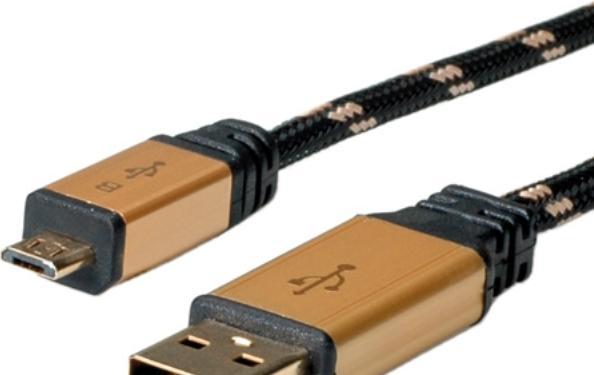 Produktbild Roline Gold USB 2.0 (0.80 m, USB 2.0)