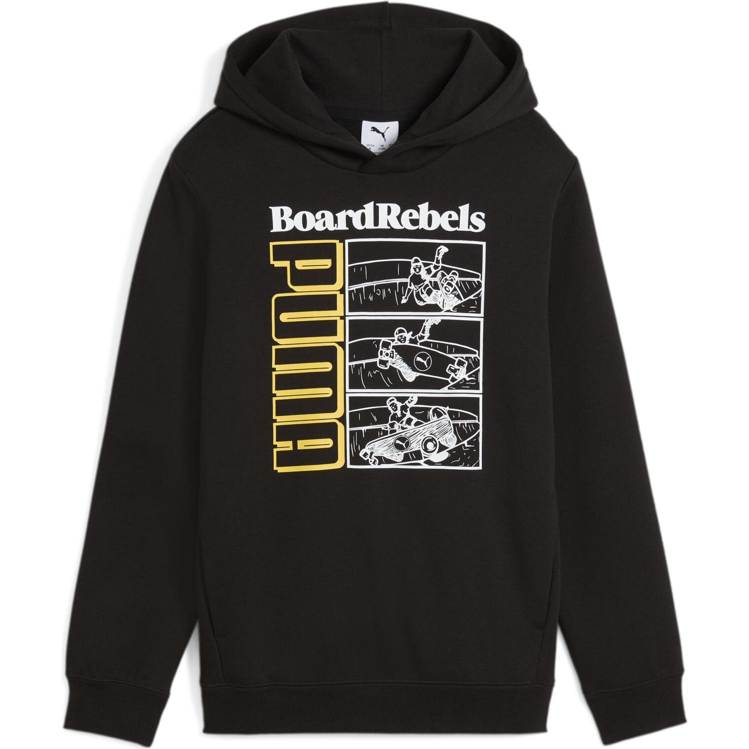Thumbnail - Puma, Jungen, Pullover, MID90S Hoodie FL B, Schwarz, (140)