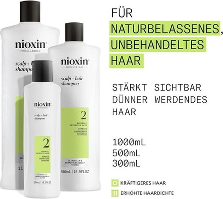 Actual product image Nioxin Scalp + Hair (300 ml, Liquid shampoo)