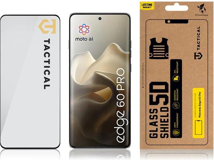 Tactical Glass Shield 5D (1 pcs, Motorola Edge 60, Motorola Edge 60 Fusion, Motorola Edge 60 Pro)
