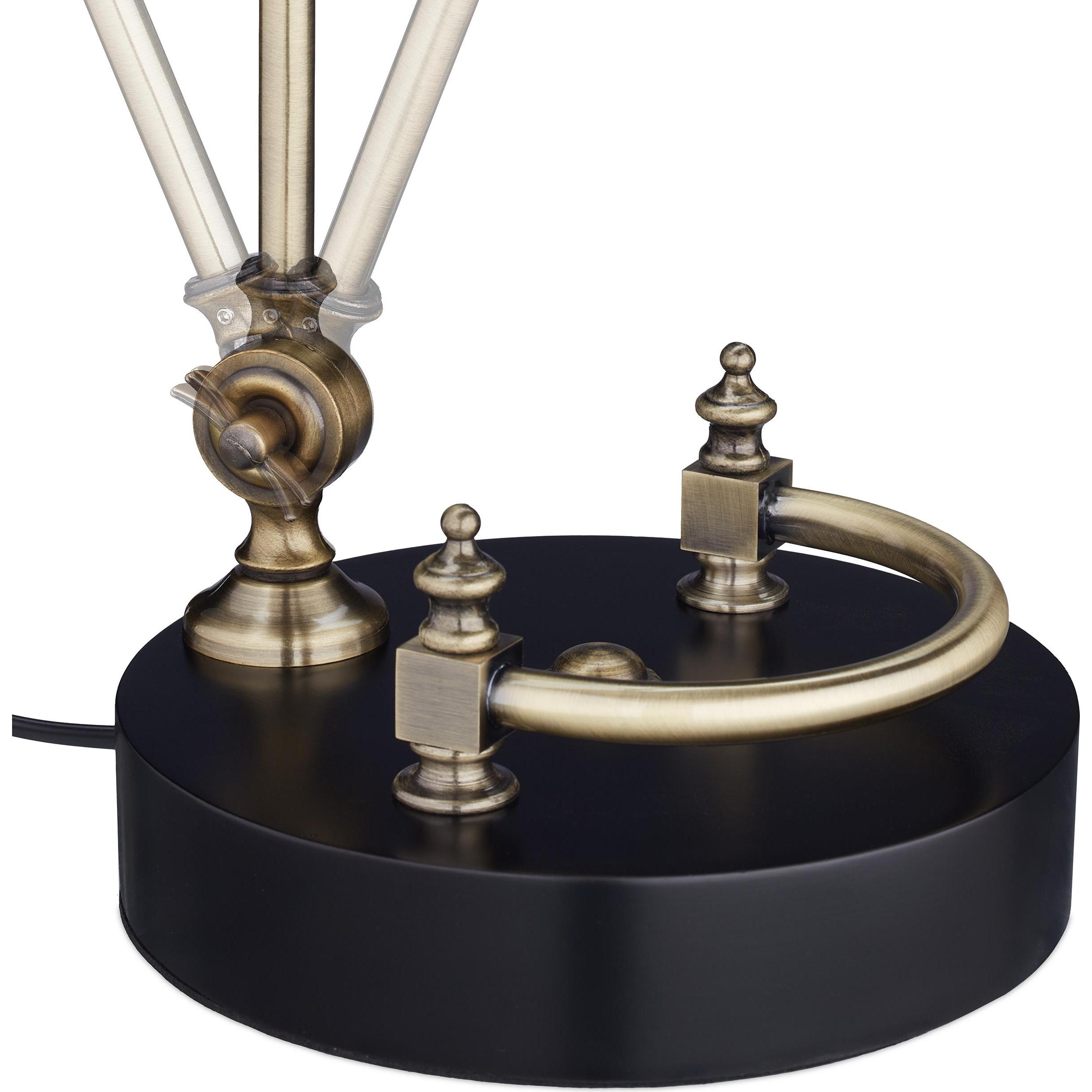 Thumbnail - Relaxdays, Tischlampe, Bankerlampe (E27)