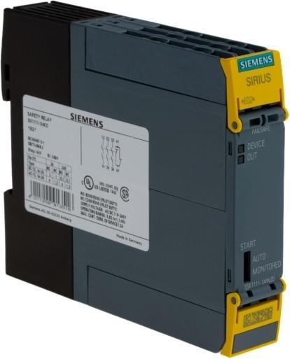 Produktbild Siemens Safety relay,3NO 1NC,115-230Vac