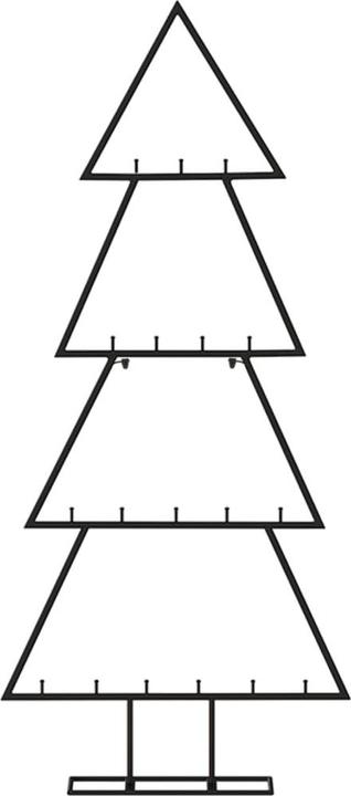 vidaXL Metall-Weihnachtsbaum (90 cm)