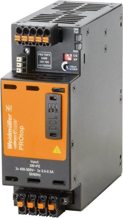 Weidmüller PRO TOP3 240W 24V 10A Schaltnetzgerät 24 V/DC 10 A 240 W (240 W)