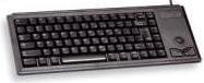 Produktbild CHERRY Compact corded Trackball Keyboard USB black (US) US-Englisch mit EURO Symbol (US, Kabelgebunden)