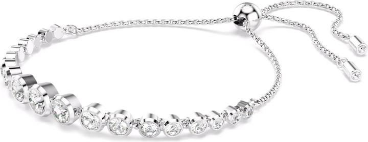 Immagine prodotto Swarovski Imber Tennis Armband Gemischte Rundschliffe Weiss (24 cm, Metallo Swarovski)