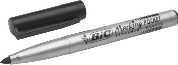 Actual product image Bic Permanent Marker ecolutions 8209022 black (Black, 1.10 mm, 12 x)