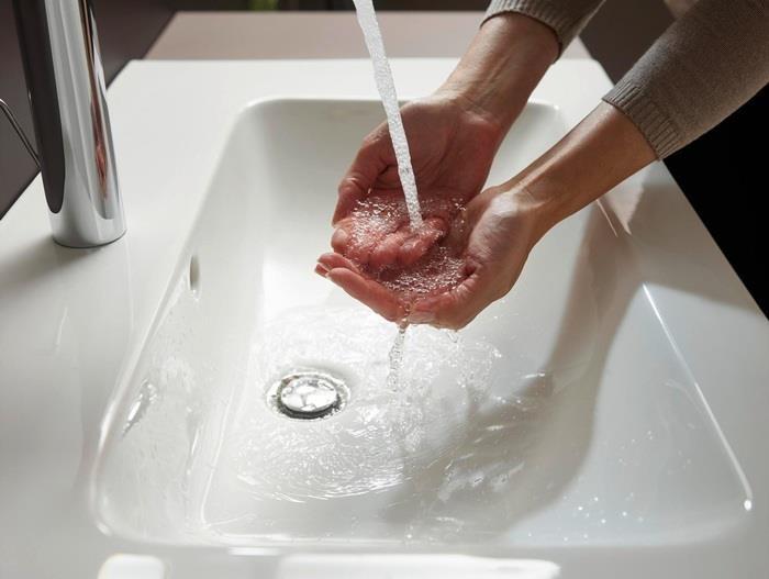 Immagine prodotto hansgrohe Vernis Blend Einhebel-Waschtischarmatur 100 mit Zugstangen-Ablaufgarnitur