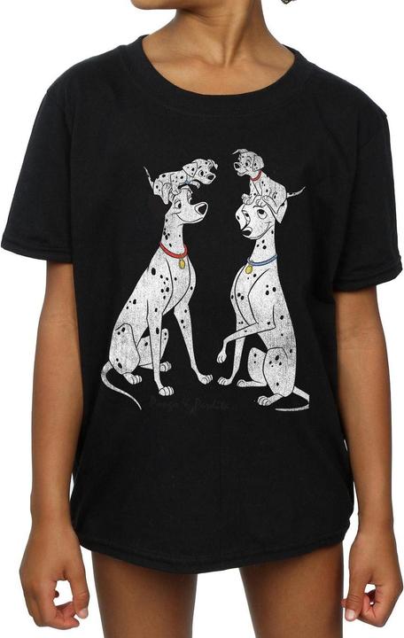 Produktbild 101 Dalmatians Pongo And Perdita TShirt Mädchen (140, 146)