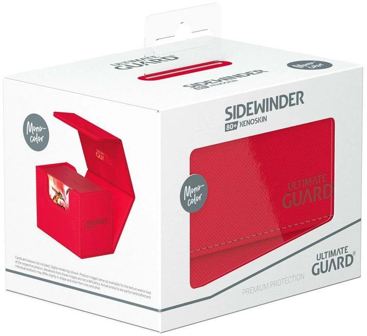 Produktbild Ultimate Guard Kartenbox XenoSkin Sidewinder Monocolor 80+ Rot